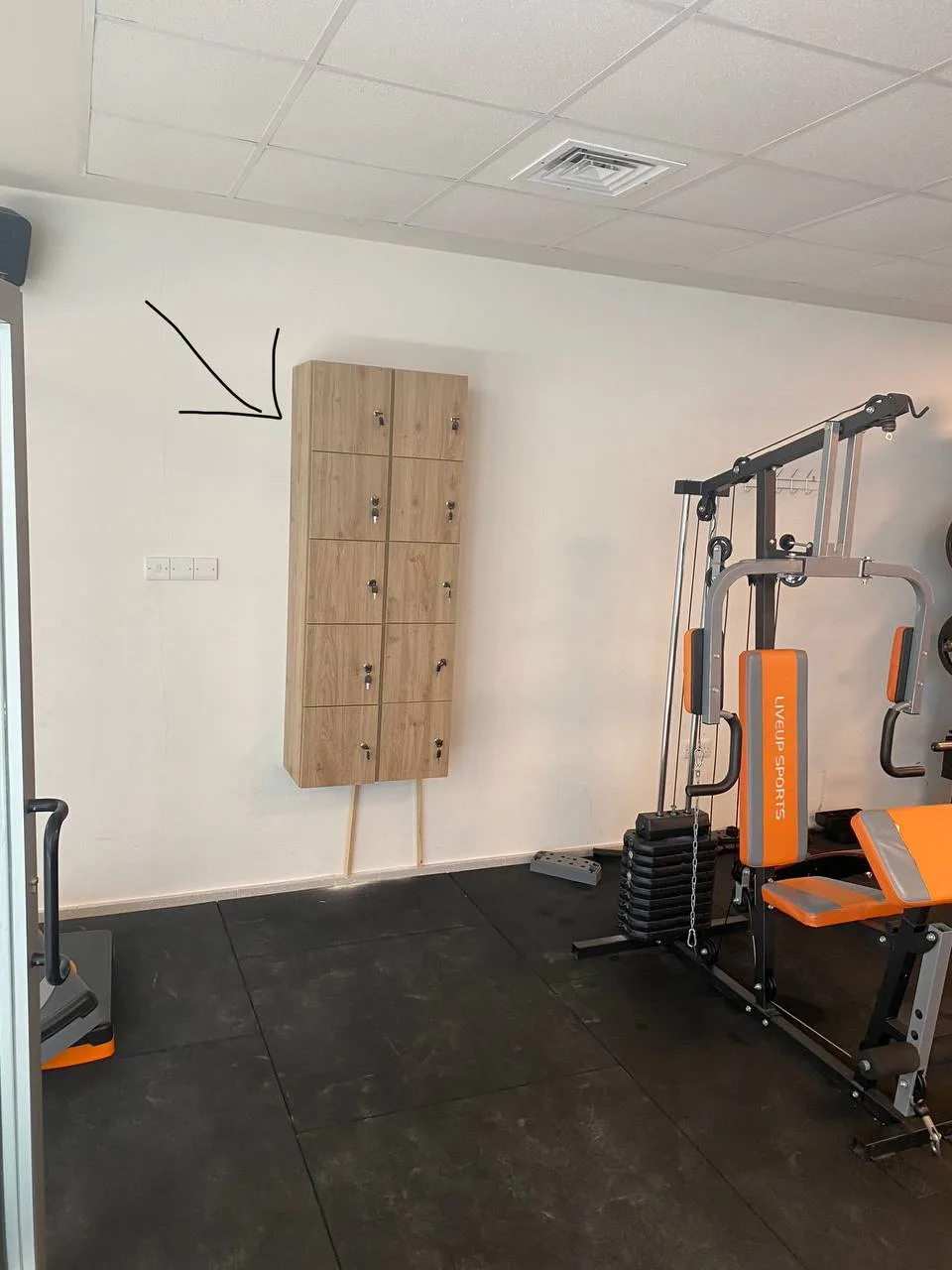 Lockers added to sport and SPA areas