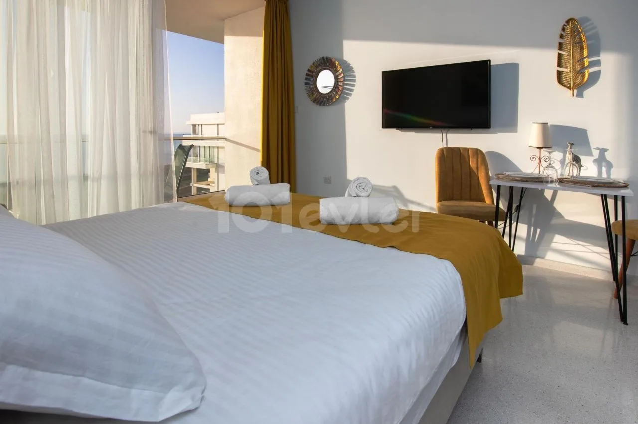 Interior photograph of the Abelia Residence studio, view 5