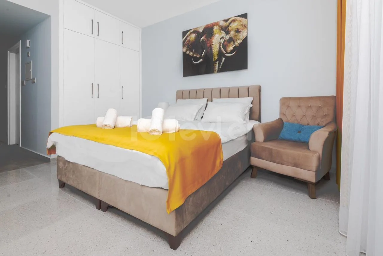 Interior photograph of the Abelia Residence studio, view 9